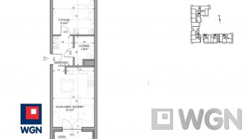 Mieszkanie na  sprzedaż Lublin - Mieszkanie 41,57 m2, loggia, Wrotków, Lublin