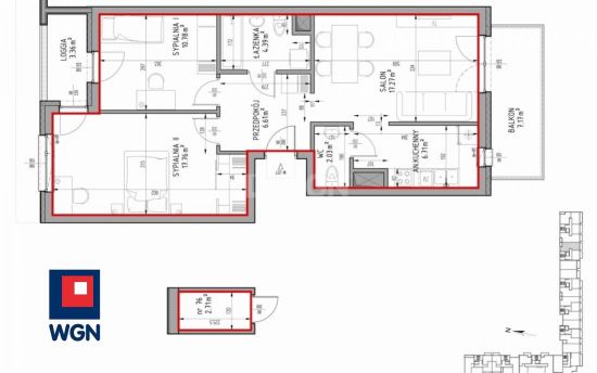 Mieszkanie na  sprzedaż Lublin - Na sprzedaż: 3-pokojowe mieszkanie z balkonem |65,55 m2, Felin , Lublin